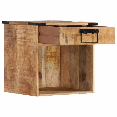 vidaXL Nachtkastje 40x30x37 cm massief mangohout afbeelding2 - 1