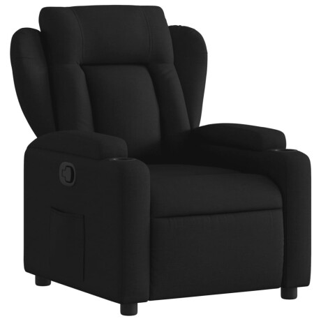 vidaXL Relaxfauteuil Zwarte Stof afbeelding2 - 1