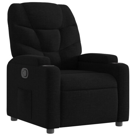 vidaXL Relaxfauteuil Zwarte Stof afbeelding2 - 1