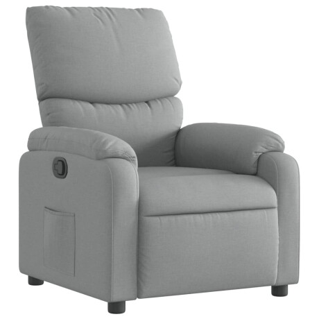 vidaXL Relaxfauteuil lichtgrijze stof afbeelding2 - 1