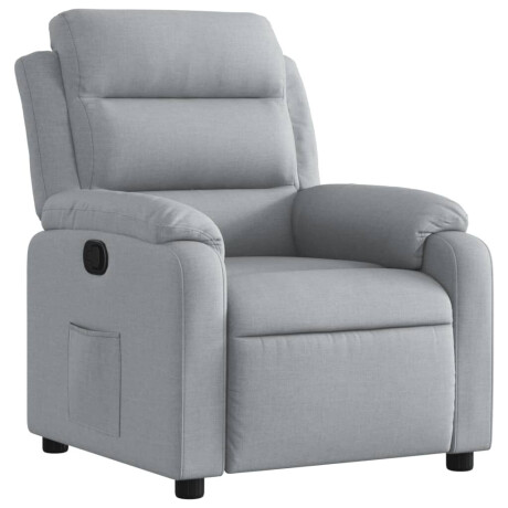 vidaXL Relaxfauteuil lichtgrijze stof afbeelding2 - 1