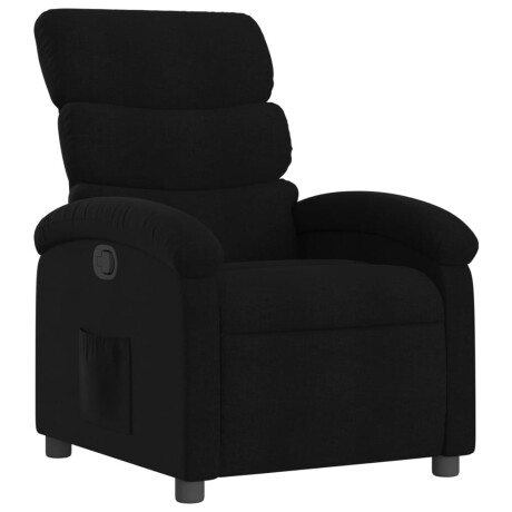 vidaXL Relaxfauteuil Zwarte Stof afbeelding2 - 1