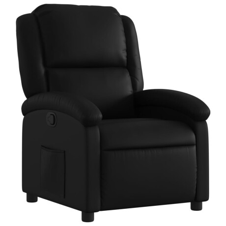 vidaXL Relaxfauteuil zwart kunstleer afbeelding2 - 1