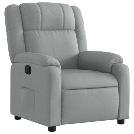 vidaXL Relaxfauteuil lichtgrijze stof afbeelding2 - 1
