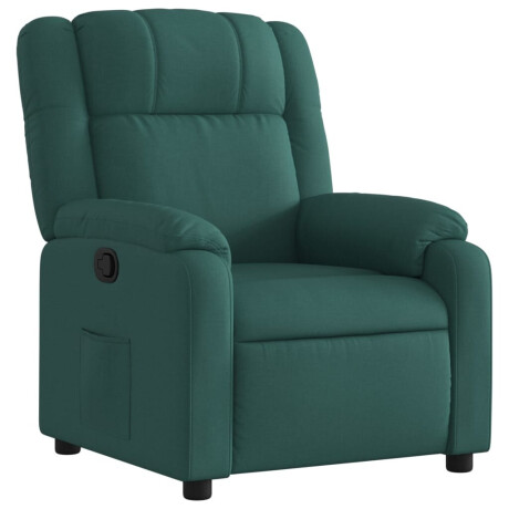 vidaXL Relaxfauteuil donkergroene stof afbeelding2 - 1