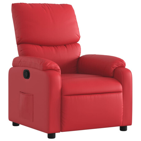 vidaXL Fauteuil verstelbaar kunstleer rood afbeelding2 - 1