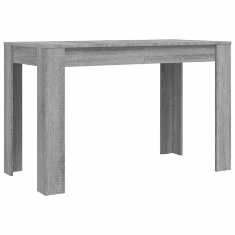vidaXL Eettafel 120x60x76 cm bewerkt hout grijs sonoma eikenkleurig afbeelding2 - 1