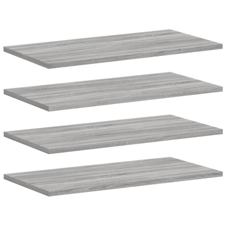 vidaXL Wandschappen 4 st 60x30x1,5 cm bewerkt hout grijs sonoma eiken afbeelding2 - 1