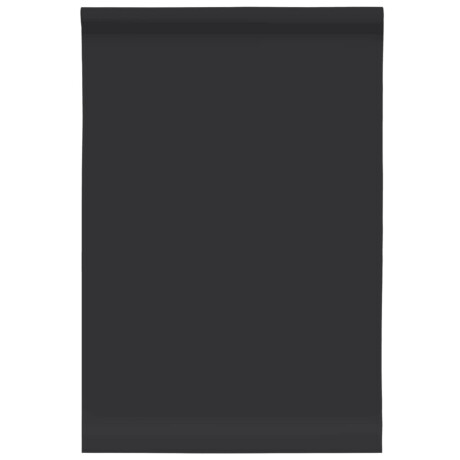 vidaXL Meubelsticker Zelfklevend Mat Zwart 90x500 cm PVC afbeelding2 - 1