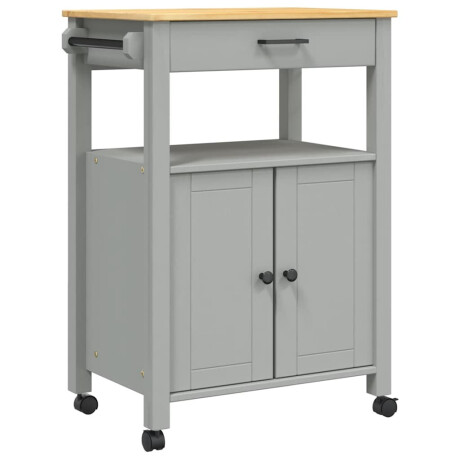 vidaXL Keukentrolley MONZA 60x40x88,5 cm massief grenenhout afbeelding2 - 1