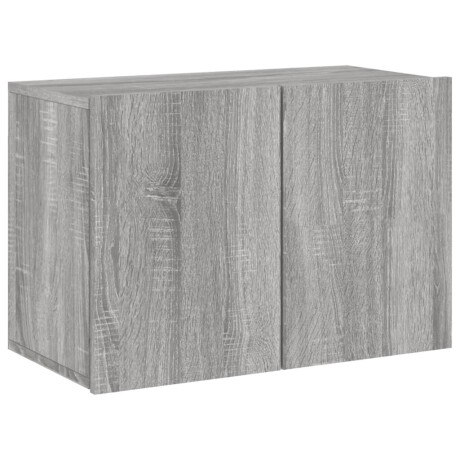 vidaXL Tv-meubel wandgemonteerd 60x30x41 cm grijs sonoma eikenkleurig afbeelding2 - 1