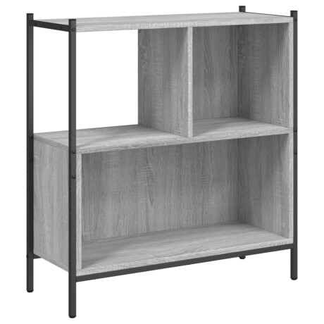 vidaXL Boekenkast 72x28x77,5 cm bewerkt hout grijs sonoma eikenkleur afbeelding2 - 1
