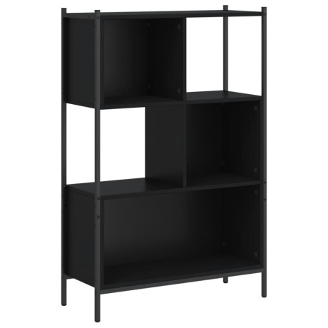 vidaXL Boekenkast 72x28x109 cm bewerkt hout zwart afbeelding2 - 1