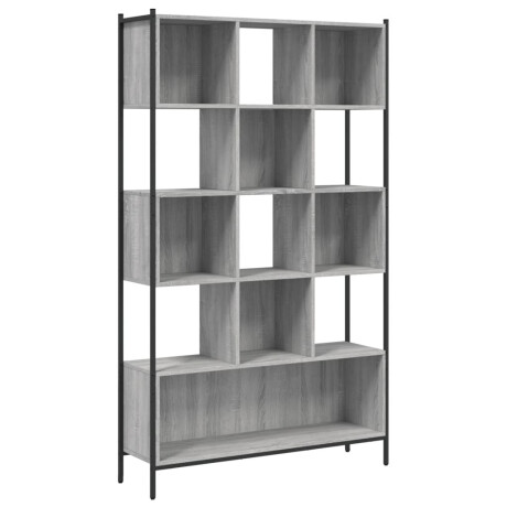 vidaXL Boekenkast 102x28x172 cm bewerkt hout grijs sonoma eikenkleurig afbeelding2 - 1