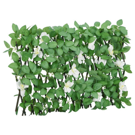 vidaXL Kunstplant klimop op latwerk 5 st uittrekbaar 180x30 cm groen afbeelding2 - 1