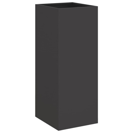 vidaXL Plantenbak 32x29x75 cm staal zwart afbeelding2 - 1