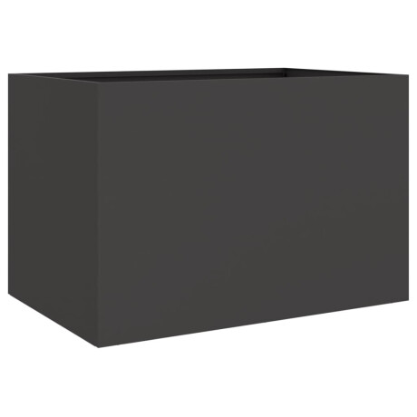 vidaXL Plantenbak 62x40x39 cm staal zwart afbeelding2 - 1