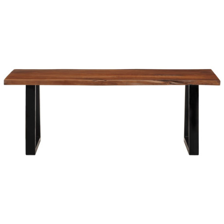 vidaXL Salontafel 110x55x40 cm massief acaciahout honingbruin afbeelding2 - 1