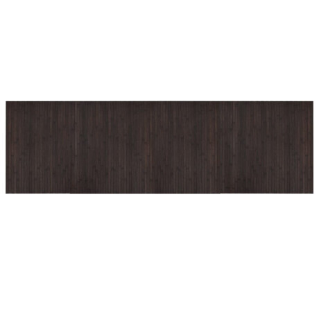 vidaXL Vloerkleed rechthoekig 60x200 cm bamboe donkerbruin afbeelding2 - 1