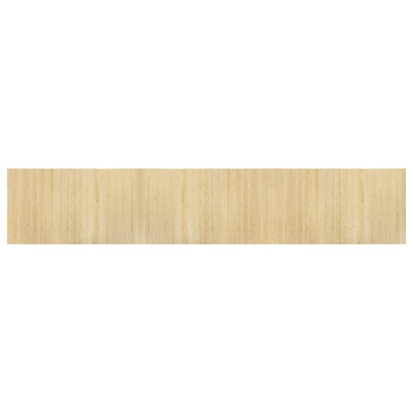 vidaXL Vloerkleed rechthoekig 60x300 cm bamboe lichtnaturel afbeelding2 - 1