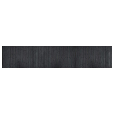 vidaXL Vloerkleed rechthoekig 60x300 cm bamboe grijs afbeelding2 - 1