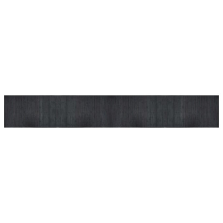 vidaXL Vloerkleed rechthoekig 60x400 cm bamboe grijs afbeelding2 - 1