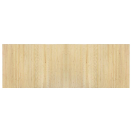 vidaXL Vloerkleed rechthoekig 70x200 cm bamboe lichtnaturel afbeelding2 - 1