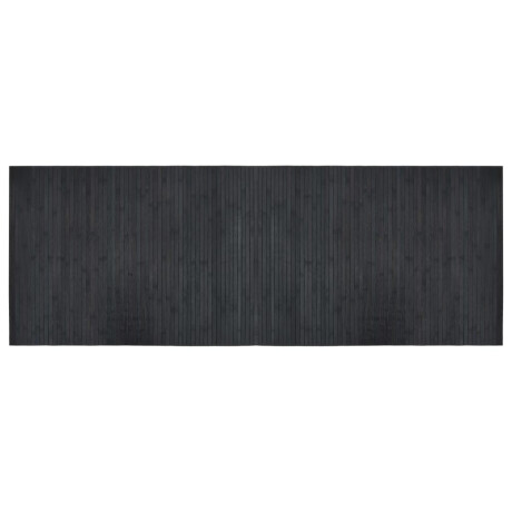 vidaXL Vloerkleed rechthoekig 70x200 cm bamboe grijs afbeelding2 - 1