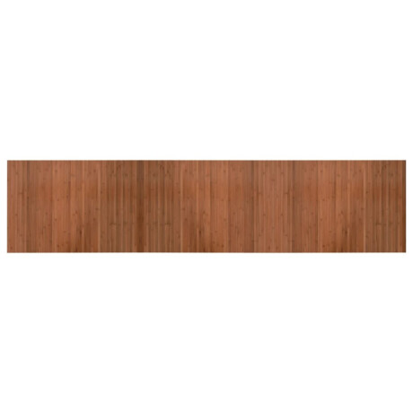 vidaXL Vloerkleed rechthoekig 70x300 cm bamboe bruin afbeelding2 - 1