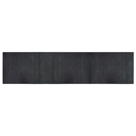 vidaXL Vloerkleed rechthoekig 70x300 cm bamboe grijs afbeelding2 - 1