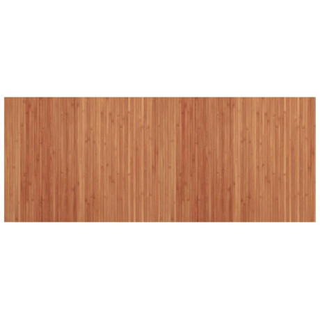vidaXL Vloerkleed rechthoekig 80x200 cm bamboe bruin afbeelding2 - 1