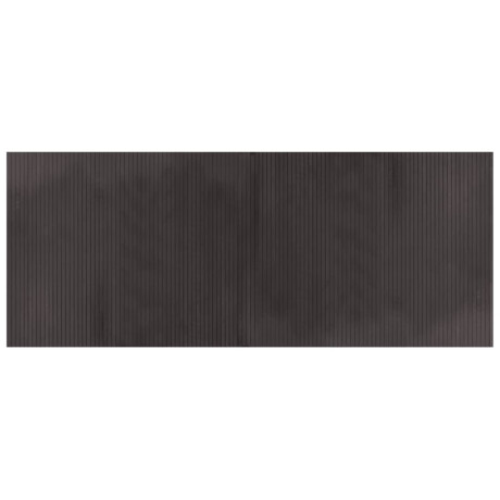 vidaXL Vloerkleed rechthoekig 80x200 cm bamboe donkerbruin afbeelding2 - 1