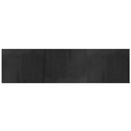 vidaXL Vloerkleed rechthoekig 80x300 cm bamboe grijs afbeelding2 - 1