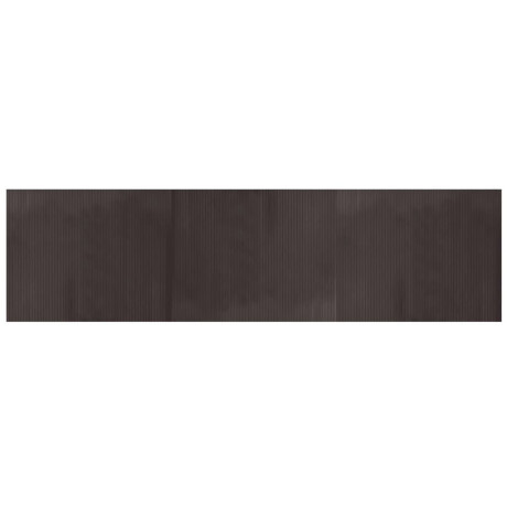 vidaXL Vloerkleed rechthoekig 80x300 cm bamboe donkerbruin afbeelding2 - 1