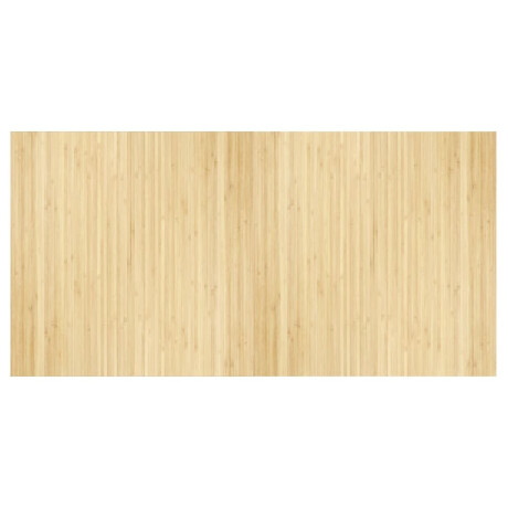 vidaXL Vloerkleed rechthoekig 100x200 cm bamboe lichtnaturel afbeelding2 - 1