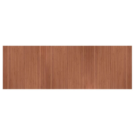 vidaXL Vloerkleed rechthoekig 100x300 cm bamboe bruin afbeelding2 - 1