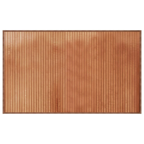 vidaXL Vloerkleed rechthoekig 60x100 cm bamboe bruin afbeelding2 - 1