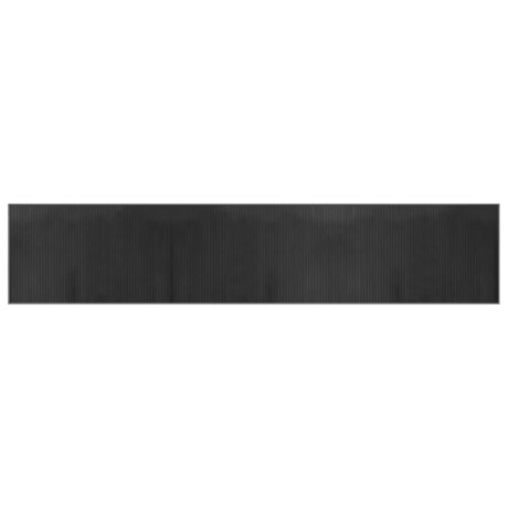 vidaXL Vloerkleed rechthoekig 60x300 cm bamboe grijs afbeelding2 - 1