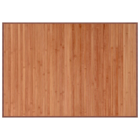vidaXL Vloerkleed rechthoekig 70x100 cm bamboe bruin afbeelding2 - 1