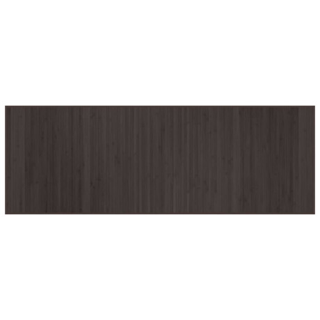 vidaXL Vloerkleed rechthoekig 70x200 cm bamboe donkerbruin afbeelding2 - 1
