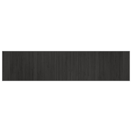 vidaXL Vloerkleed rechthoekig 70x300 cm bamboe grijs afbeelding2 - 1