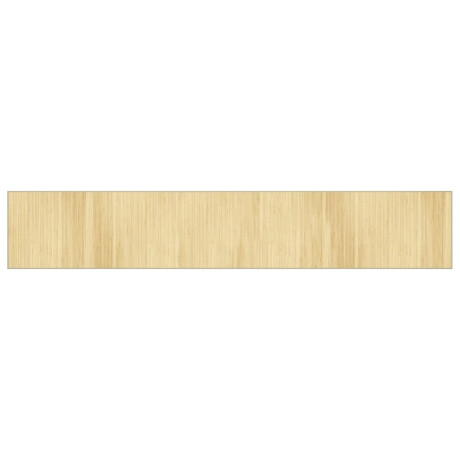 vidaXL Vloerkleed rechthoekig 70x400 cm bamboe lichtnaturel afbeelding2 - 1