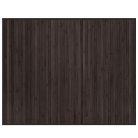 vidaXL Vloerkleed rechthoekig 80x100 cm bamboe donkerbruin afbeelding2 - 1