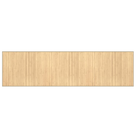 vidaXL Vloerkleed rechthoekig 80x300 cm bamboe lichtnaturel afbeelding2 - 1