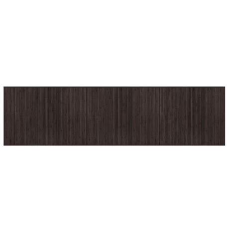 vidaXL Vloerkleed rechthoekig 80x300 cm bamboe donkerbruin afbeelding2 - 1