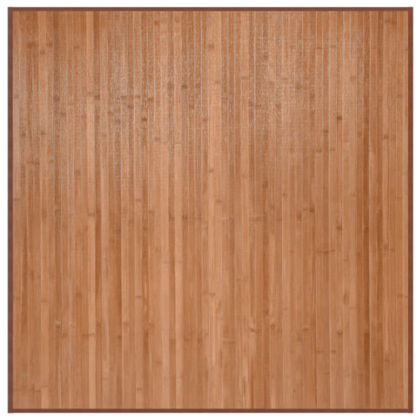 vidaXL Vloerkleed vierkant 100x100 cm bamboe naturel afbeelding2 - 1