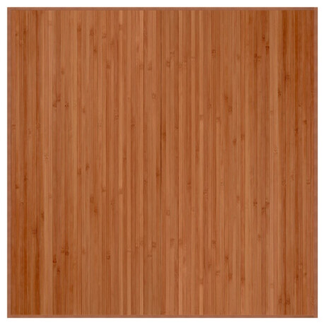 vidaXL Vloerkleed vierkant 100x100 cm bamboe bruin afbeelding2 - 1