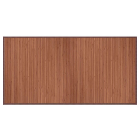vidaXL Vloerkleed rechthoekig 100x200 cm bamboe bruin afbeelding2 - 1