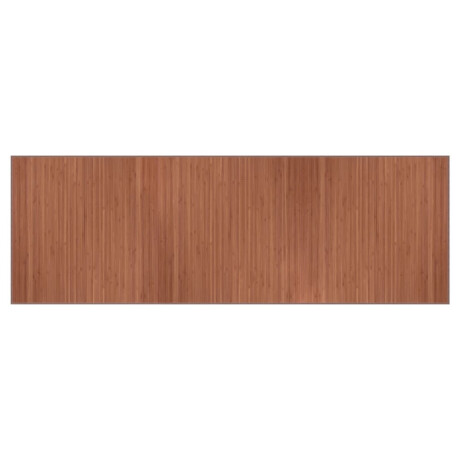 vidaXL Vloerkleed rechthoekig 100x300 cm bamboe bruin afbeelding2 - 1