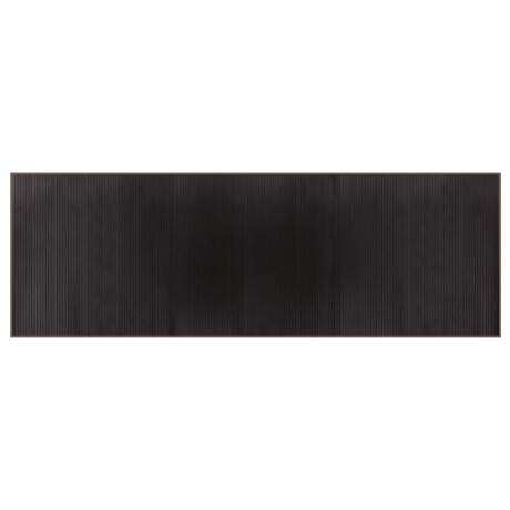 vidaXL Vloerkleed rechthoekig 100x300 cm bamboe donkerbruin afbeelding2 - 1